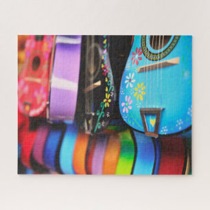 Helderheid in muziekgitaren legpuzzel