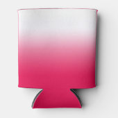 Helderheid in zomerrood en witte gradiëntkleur blikjeskoeler (Voorkant)