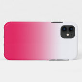 Helderheid in zomerrood en witte gradiëntkleur Case-Mate iPhone case (Achterkant (horizontaal))