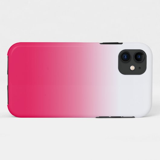 Helderheid in zomerrood en witte gradiëntkleur Case-Mate iPhone case (Achterkant (horizontaal))