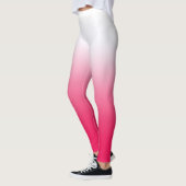 Helderheid in zomerrood en witte gradiëntkleur leggings (Links)