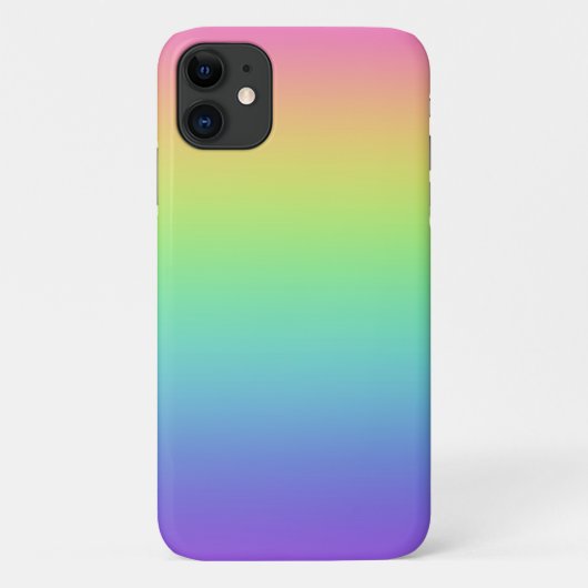 Helderheid iPhone-draagtas voor regenbooggradiënt Case-Mate iPhone Case (Achterkant)