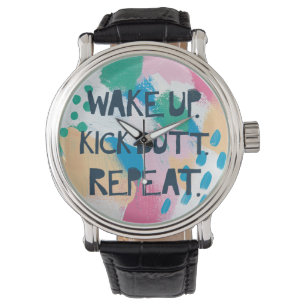 Helderheid IV Wake Up Kick Butt Herhalen Horloge
