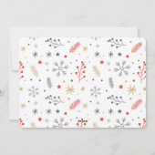 Helderheid kerstfoto's feestdagenkaart (Achterkant)