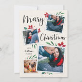 Helderheid | Kerstmis met meerdere foto's Feestdagenkaart (Voorkant)