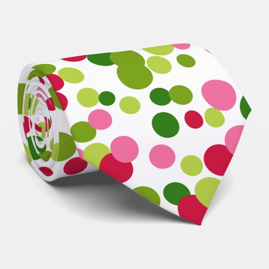 Helderheid kerstStippen Stropdas (Opgerold)