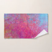 Helderheid magenta Sunset Abstract Acrylzuur Bad Handdoek (Handdoek)