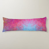 Helderheid magenta Sunset Abstract Acrylzuur Lichaamskussen (Voorkant)