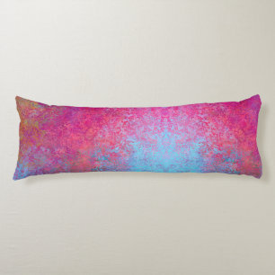 Helderheid magenta Sunset Abstract Acrylzuur Lichaamskussen