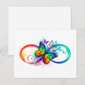 Helderheid met de regenboogvlinder advieskaart (Voorkant / Achterkant)