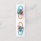 Helderheid met de regenboogvlinder afsprakenkaart (Buitenkant ongevouwen)