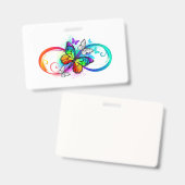 Helderheid met de regenboogvlinder badge (Voor- en achterkant)