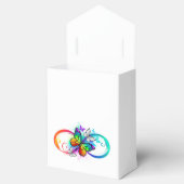 Helderheid met de regenboogvlinder bedankdoosjes (Geopend)