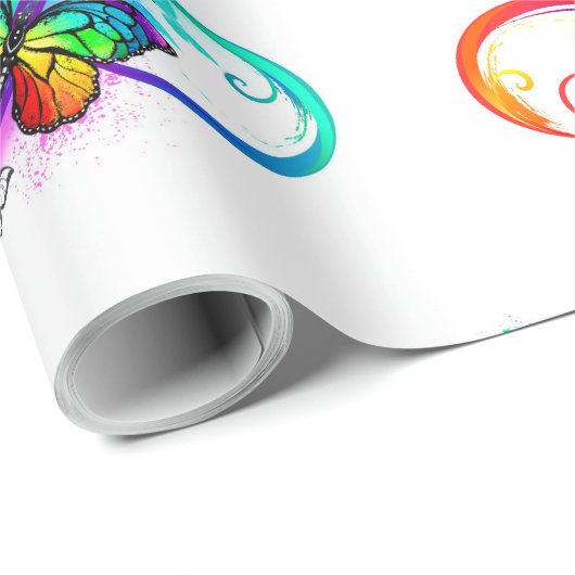 Helderheid met de regenboogvlinder cadeaupapier (Rol Hoek)