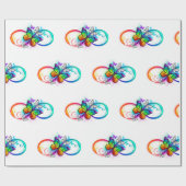 Helderheid met de regenboogvlinder cadeaupapier (Vlak)