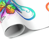 Helderheid met de regenboogvlinder cadeaupapier (Rol Hoek)