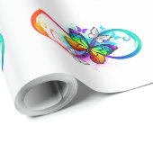 Helderheid met de regenboogvlinder cadeaupapier (Rol Hoek)