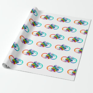 Helderheid met de regenboogvlinder cadeaupapier