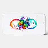 Helderheid met de regenboogvlinder Case-Mate iPhone case (Achterkant (horizontaal))