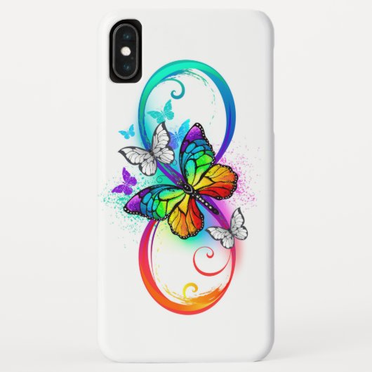 Helderheid met de regenboogvlinder Case-Mate iPhone case (Achterkant)