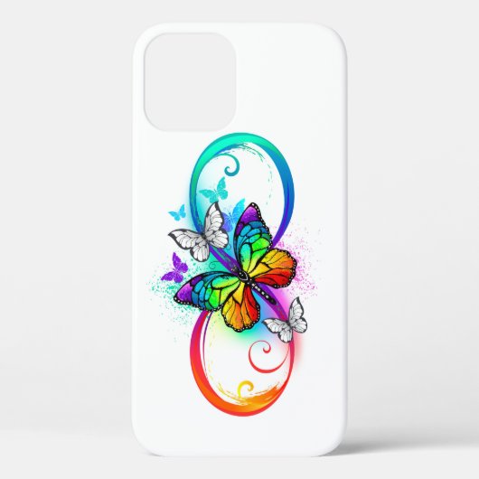 Helderheid met de regenboogvlinder Case-Mate iPhone case (Achterkant)
