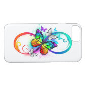 Helderheid met de regenboogvlinder Case-Mate iPhone case (Achterkant (Horizontaal))