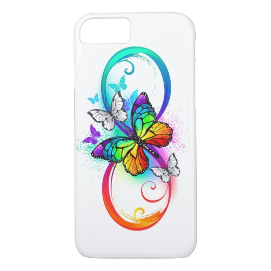 Helderheid met de regenboogvlinder Case-Mate iPhone case (Achterkant)