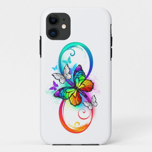 Helderheid met de regenboogvlinder Case-Mate iPhone case (Achterkant)