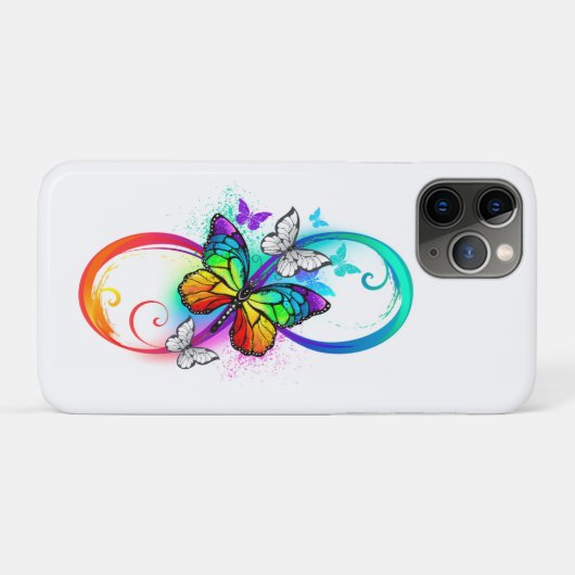 Helderheid met de regenboogvlinder Case-Mate iPhone case (Achterkant (horizontaal))