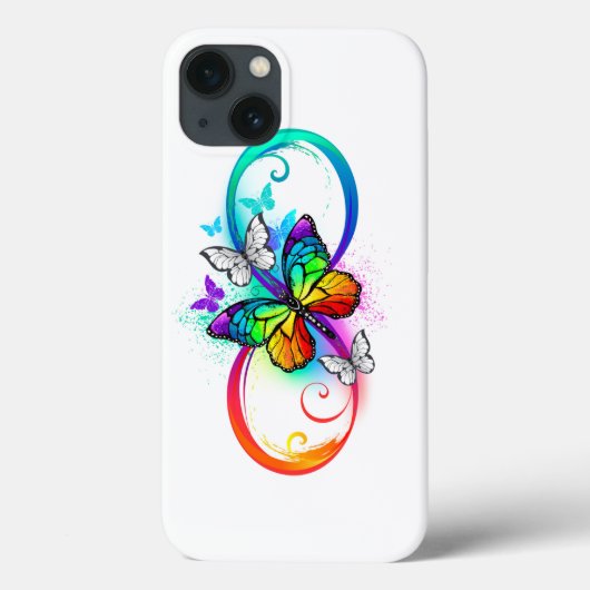 Helderheid met de regenboogvlinder Case-Mate iPhone case (Achterkant)
