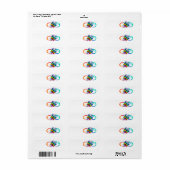Helderheid met de regenboogvlinder etiket (Full Sheet)