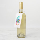 Helderheid met de regenboogvlinder flessenhanger (Schuin)