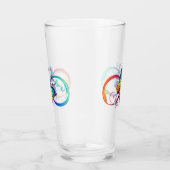 Helderheid met de regenboogvlinder glas (Rechts)