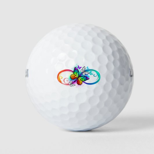 Helderheid met de regenboogvlinder golfballen (Voorkant)