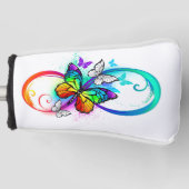 Helderheid met de regenboogvlinder golfheadcover (Voorkant)