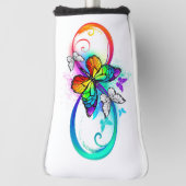 Helderheid met de regenboogvlinder golfheadcover (Draai 90)