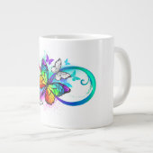 Helderheid met de regenboogvlinder grote koffiekop (Voorkant rechts)