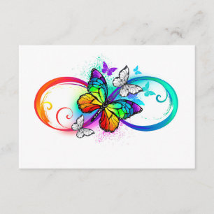 Helderheid met de regenboogvlinder informatiekaartje