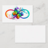 Helderheid met de regenboogvlinder informatiekaartje (Voorkant / Achterkant)