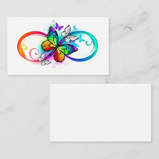 Helderheid met de regenboogvlinder informatiekaartje (Voorkant / Achterkant)