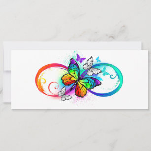 Helderheid met de regenboogvlinder kaart