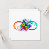 Helderheid met de regenboogvlinder kaart (Voorkant / Achterkant in situ)