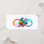 Helderheid met de regenboogvlinder kaart (Voorkant / Achterkant in situ)