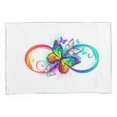 Helderheid met de regenboogvlinder kussensloop (Voorkant-Rechts)