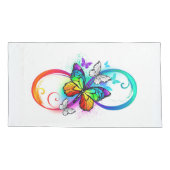 Helderheid met de regenboogvlinder kussensloop (Achterkant-Links)