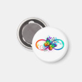 Helderheid met de regenboogvlinder magneet (Voorkant / Achterkant)