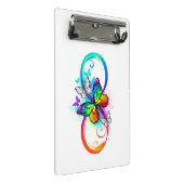 Helderheid met de regenboogvlinder mini klembord (Schuin)