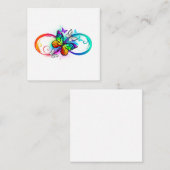 Helderheid met de regenboogvlinder notitiekaartje (Voorkant / Achterkant)