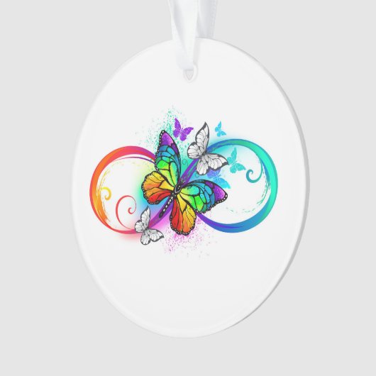Helderheid met de regenboogvlinder ornament (voorkant)