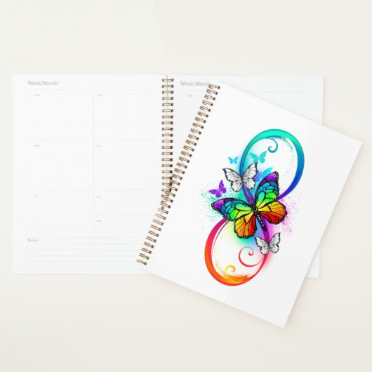 Helderheid met de regenboogvlinder planner (Display)